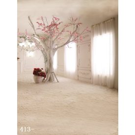   Vinyl háttér fotózáshoz. Világos belteret ábrázoló fotó háttér 150cm(sz) x 210cm(m) A413