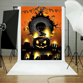   Vinyl háttér fotózáshoz. Halloween fotó háttér 150cm(sz) x 210cm(m) A9518