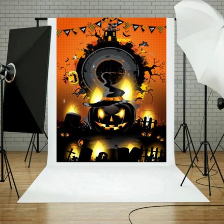 Vinyl háttér fotózáshoz. Halloween fotó háttér 150cm(sz) x 210cm(m) A9518