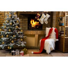   Vinyl háttér fotózáshoz. Karácsonyi fotó háttér  150cm(m) x 210cm(sz)  ASD-233