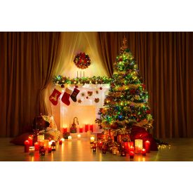   Vinyl háttér fotózáshoz. Karácsonyi fotó háttér 150cm(m) x 210cm(sz) ASD-424