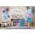 Vinyl háttér fotózáshoz.1 éves lettem gyermek szülinapi fotó háttér 150cm(m) x 210(sz) Ac-1421
