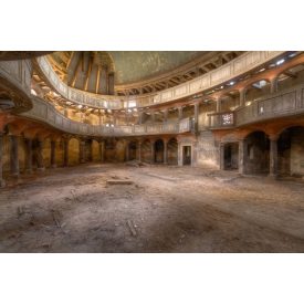   Vinyl háttér fotózáshoz. Csarnokot, páholyt ábrázoló fotó háttér 150cm(m) x 210cm(sz) Ac-879