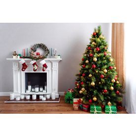   Vinyl háttér fotózáshoz.Karácsonyi háttér 150cm(m) x 210cm(sz) Asd-281