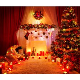   Vinyl háttér fotózáshoz. Karácsonyi fotó háttér 150cm(m) x 210cm(sz) Asd-413