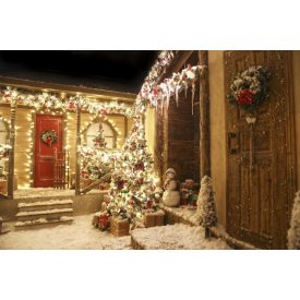   Vinyl háttér fotózáshoz. Karácsonyi fotó háttér 150cm(m) x 210cm(sz) Asd-448