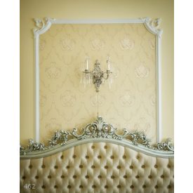   Vinyl háttér fotózáshoz. Ágy háttámlát ábrázoló stúdió háttér 180cm(sz) x 270cm(m) B462