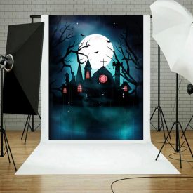   Vinyl háttér fotózáshoz. Halloween fotó háttér 180cm(sz) x 270cm(m) B9510