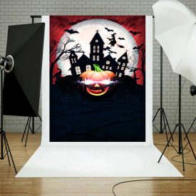   Vinyl háttér fotózáshoz. Halloween fotó háttér 180cm(sz) x 270cm(m) C9512