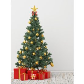   Vinyl háttér fotózáshoz. Karácsonyi fotó háttér 180cm(sz) x 270cm(m) BSD-076