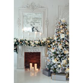   Vinyl háttér fotózáshoz. Karácsonyi fotó háttér 180cm(sz) x 270cm(m) BSD-273