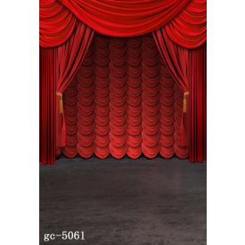   Vinyl háttér fotózáshoz. Piros színteret ábrázoló stúdió háttér 180cm(sz) x 270cm(m) Bgc-5061