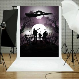   Vinyl háttér fotózáshoz. Halloween fotó háttér 200cm(sz) x 300cm(m) C9519