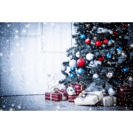   Vinyl háttér fotózáshoz. Karácsonyi fotó háttér 200cm(m) x 300cm(sz) CSD-285