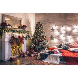   Vinyl háttér fotózáshoz. Karácsonyi fotó háttér 200cm(m) x 300cm(sz) CSD-416