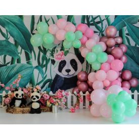   Vinyl háttér fotózáshoz.Pandás, lufis fotó háttér 200cm(m) x 300(sz) Cc-3514