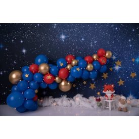   Vinyl háttér fotózáshoz.Csillagképes, lufis fotó háttér 200cm(m) x 300(sz) Cc-3518