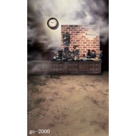   Vinyl háttér fotózáshoz. Komódot ábrázoló stúdió háttér 200cm(sz) x 300cm(m) Cgc-2000