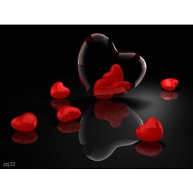   Vinyl háttér fotózáshoz. Valentin napi stúdió háttér 200cm(m) x 300cm(sz) Czzj22